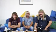 Michael Wurst (l) und die Zwillinge Werner und Manfred Wurst (r)