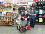 Amanda and her parents go shopping.