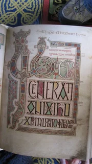 Detail of the Lindisfarne Gospels