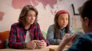 L-R: Tess Hunter (Maemae Renfrow), Anika (Kyra Isako Smith)