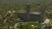 Closeup of the National Cathedral