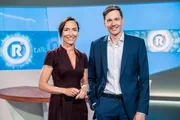 Die Moderatoren Nicole Frank und Dominik Meier