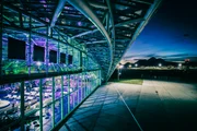 Hangar-7 Architektur Aufnahmen außen Foto: Neumayr/Leo 27.11.2017