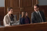 "Home for the Holidays"-- As Christmas approaches, Bull is amused when he meets a 9-year-old girl (Annabelle Wachtel) who wants to hire him to help her divorce her parents, but he\'s shocked when a judge appoints him her temporary guardian.  Also, Marissa discovers disturbing information about her boyfriend, Kyle (Gary Wilmes), on BULL, Tuesday, Dec. 12 (9:00-10:00PM, ET/PT), on the CBS Television Network  Pictured L-R: April (Lauren Donahue) , Charlie Kensington   (Annabelle Wachtel)  , and Dr. Jason Bull (Michael Weatherly) Photo: David M. Russell/CBS A?A(C)2017 CBS Broadcasting, Inc. All Rights Reserved