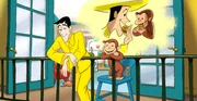 Coco und Ted, sein Freund mit dem gelben Anzug, träumen von Donuts ach, wie schön wäre es, jetzt ein paar von den süßen Kringeln zu essen.