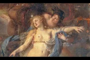 Aphrodite (vo.) wird von einem Speer am Arm getroffen.
