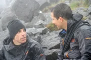 Ben Stiller (l.), Bear Grylls