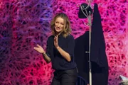 Monika Gruber im Zuge der Auffuehrung von "Kuess die Hand" fuer ServusTV im Orpheum Graz.