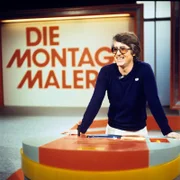Ein Rate-Mal-Quiz, Erstsendung 14.01.1974 in der ARD, moderiert von Frank Elstner. In dieser Sendung stehen sich die Ratemannschaften "VfB Stuttgart" und "Schalke 04" sowie zwei Kindermannschaften gegenüber.