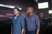 Shawn Spencer (James Roday, l.), Gus Guster (Dulé Hill)