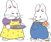 L-R: Rubby Bunny and Max Bunny.