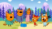 L-R:Pudding, their father and mother, Candy and Cookie.