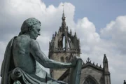 Historic sites in Edinburgh, Scotland.