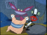 L-R: Krumm, Ickis, Oblina