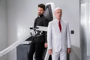 L-R: Jesse Custer (Dominic Cooper), Herr Starr (Pip Torrens)