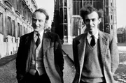 Francis Crick (li.) und James Watson (re.) entdeckten 1953 die Struktur der DNA.