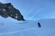 Einer der zahlreichen Aufstiege: Hinauf zum Col de l'Êveque.