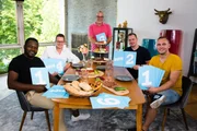 Die Männer-Runde dieser Woche. Barton, Dennis, Manfred, Robin und Tino