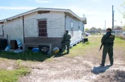 TEXAS, USA: Border Patrol agents inspect a home near the Texas-Mexico border, suspicious that its inhabitants may be illegal smugglers.