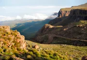 Der Sani Pass - legendärer Gebirgspass zwischen Lesotho und Südafrika.