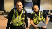 PC Dave Lockwood (L.O.F.) and PC Tom Allen, West Yorkshire Police