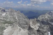 View on Alps from above.