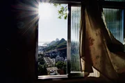 Fenster mit Aussicht: Blick aus dem Wohnzimmer des deutschen Fremdenführers und Musikers MC Gringo