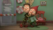 Das ungleiche Elfen-Duo Wayne (re.) und Lenny soll für den Weihnachtsmann-Besuch alle Häuser auf Vordermann bringen. Sie sollen blitzen und blinken. Doch ein Schneesturm droht das Weihnachtsfest ins Wasser fallen zu lassen...