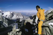 Dreharbeiten am Gipfel, Rolando Menardi.