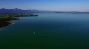 Blick auf den Chiemsee.
