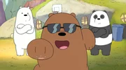 On the left: Ice Bear, In the middle: Grizzly Bear, On the right: Ice Bear