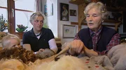 Christa Eberlein, die "Schafwollchristel", hat in der Zeit vor Weihnachten viel zu tun.
