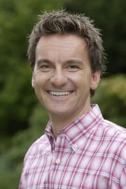 Moderator Florian Schrei.