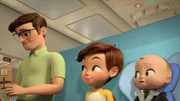 L-R: dad, Tim, Boss baby