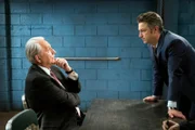 Lawrence Hendricks Sr. (Bob Gunton, l.), Dominick "Sonny" Carisi (Peter Scanavino)