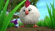 On the left: Summer (voiced by Jessica DiCicco)
