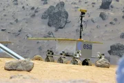 Rover auf dem Mars-Yard