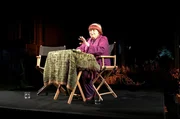 Am 5. September 2018 ist Agnès Varda zu Gast bei Hervé Chandès (nicht im Bild), dem Generaldirektor der Fondation Cartier, und äußerst sich zum modernen Film.