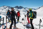 DOK-Serie: Abenteuer Alpen – Die Skitour des Lebens
Trinkpause unterwegs. Die Haute Route bringt die Teilnehmenden an ihre physische Grenze: Bergführer David Fasel und Ralf Weber, Dominique Gisin, Fränzi Aufdenblatten, Yolanda Marmet
2018
Copyright: SRF/Michael Portmann
