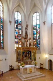 Die Apsis der Friedenskirche St. Johannis in Nürnberg.
