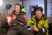 Odda, Norway - (Left to right) Tor Steinar Tveit and Thord Paulsen. Interview in the garage.
 (National Geographic)