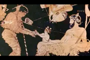 Eines Tages verführt Zeus eine Sterbliche, Semele, die Prinzessin von Theben. Sie schenkt ihm einen Sohn, Dionysos.