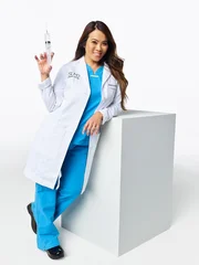 Dr. Pimple Popper 2018 Marketing Shoot. Dr. Sandra Lee.