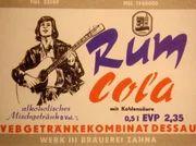 Werbung für Rum Cola.