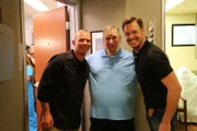 Louis, his son, and Producer John are all smiles after their visit with Dr. Lee.