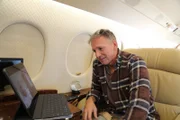 Glenn's Skype session with Richard Branson before departing.