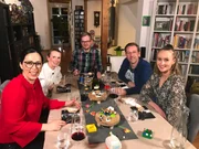 V.l.: Güli, Svea, Gastgeber Oliver, Christian und Anna Sophie.