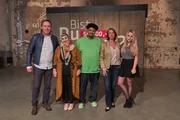 V.l.n.r.: Die Jury mit Thomas, Yasmine, Kenny, Madeleine und Kira.
