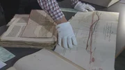 B96: historische Karte, Chausseebau, im Staatsarchiv Bautzen.