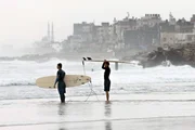 Szene aus dem Dokumentarfilm „Gaza Surf Club“